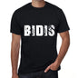 Bidis Mens Retro T Shirt Black Birthday Gift 00553 - Black / Xs - Casual