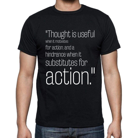 Bill Raeder Quote T Shirts Thought Is Useful When It T Shirts Men Black - Casual