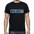 Biologist t shirt, mens t-shirt, occupation, S Size, Black, Cotton