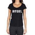 birgel, German Cities Black, Women's Short Sleeve Round Neck T-shirt 00002
