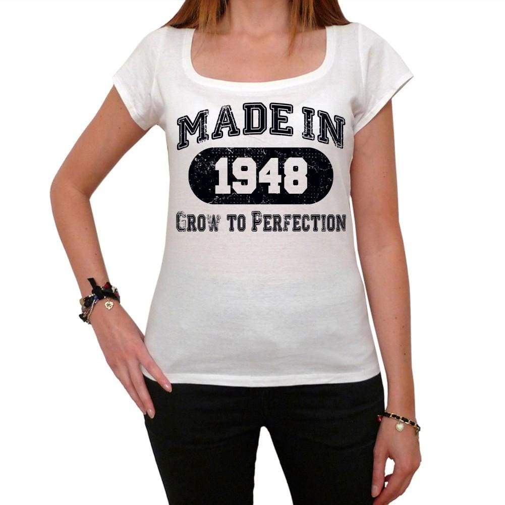 Birthday Gift Made 1948 T-Shirt Gift T Shirt Womens Tee - White / Xs - T-Shirt
