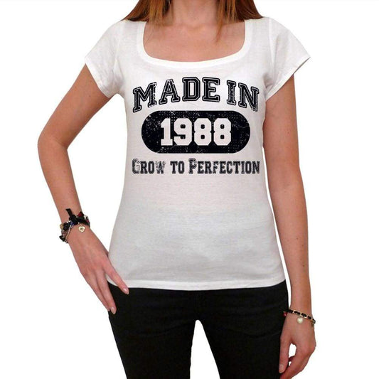 Birthday Gift Made 1988 T-Shirt Gift T Shirt Womens Tee - White / Xs - T-Shirt