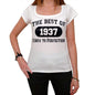 Birthday Gift The Best Of 1937 T-Shirt Gift T Shirt Womens Tee - White / Xs - T-Shirt