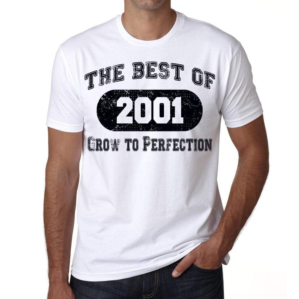 Birthday Gift The Best Of 2001 T-Sirt Gift T Shirt Mens Tee - S / White