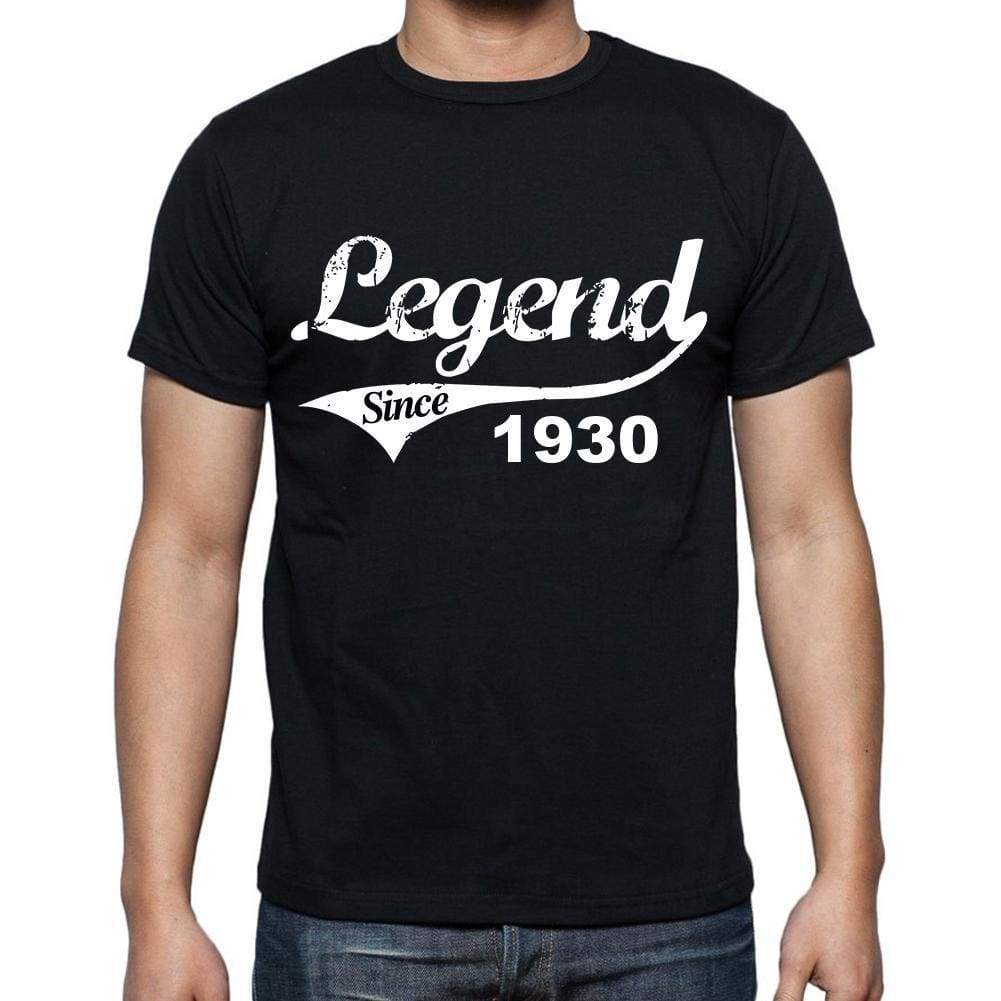 Birthday Gifts For Him 1930 T Shirts Men Vintage Black T-Shirt Rounded Neck Mens T-Shirt - T-Shirt