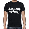Birthday gifts for him, 1939 t shirts men, vintage, black, t-shirt, rounded neck mens t-shirt