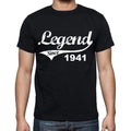 Birthday gifts for him, 1941 t shirts men, vintage, black, t-shirt, rounded neck mens t-shirt
