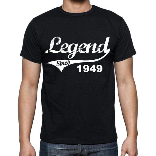 Birthday Gifts For Him 1949 T Shirts Men Vintage Black T-Shirt Rounded Neck Mens T-Shirt - T-Shirt
