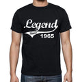 Birthday gifts for him, 1965 t shirts men, vintage, black, t-shirt, rounded neck mens t-shirt