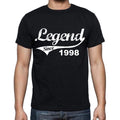 Birthday gifts for him, 1998 t shirts men, vintage, black, t-shirt, rounded neck mens t-shirt
