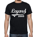 Birthday gifts for him, 2005 t shirts men, vintage, black, t-shirt, rounded neck mens t-shirt