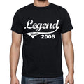 Birthday gifts for him, 2006 t shirts men, vintage, black, t-shirt, rounded neck mens t-shirt