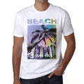 Biscoitos, Beach Palm, white, Men's Short Sleeve Round Neck T-shirt