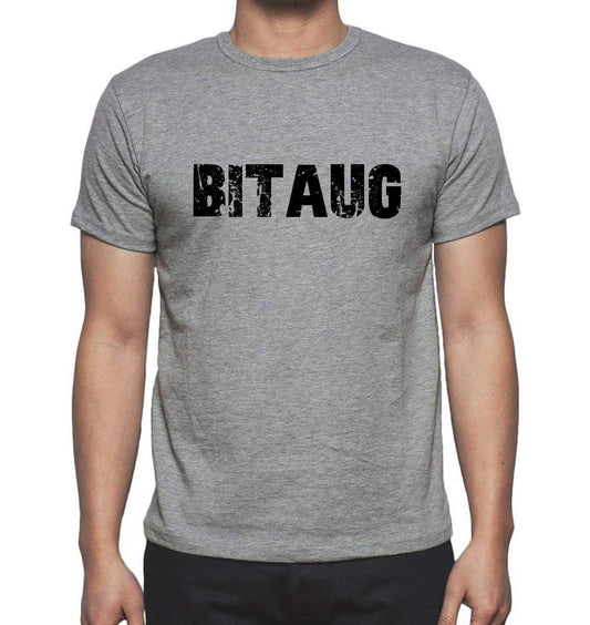 Bitaug Grey Mens Short Sleeve Round Neck T-Shirt 00018 - Grey / S - Casual