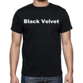 Black Velvet Men's Short Sleeve Round Neck T-shirt
