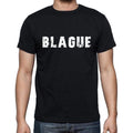 blague, French Dictionary, Men's Short Sleeve Round Neck T-shirt 00009