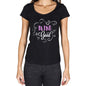 Blind Is Good Womens T-Shirt Black Birthday Gift 00485 - Black / Xs - Casual