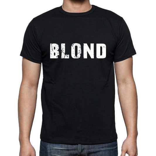 Blond Mens Short Sleeve Round Neck T-Shirt - Casual