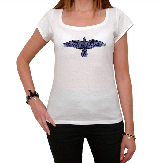 Blue Celtic Crow Tatto T-Shirt For Women T Shirt Gift - T-Shirt