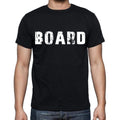 board , white letters, Men's Short Sleeve Round Neck T-shirt 00007