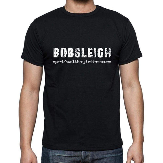 Bobsleigh Sport-Health-Spirit-Success Mens Short Sleeve Round Neck T-Shirt 00079 - Casual