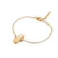 Bohemia Ankle Bracelet Hollow 3D Pineapple Shaped Gold Chain Anklet Foot Chain Bracelets Foot Jewelry Barefoot Beach