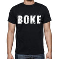 boke Men's Short Sleeve Round Neck T-shirt 00016