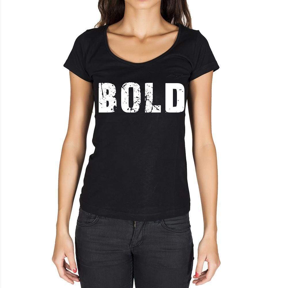 Bold Womens Short Sleeve Round Neck T-Shirt - Casual
