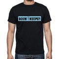 Book-Keeper t shirt, mens t-shirt, occupation, S Size, Black, Cotton