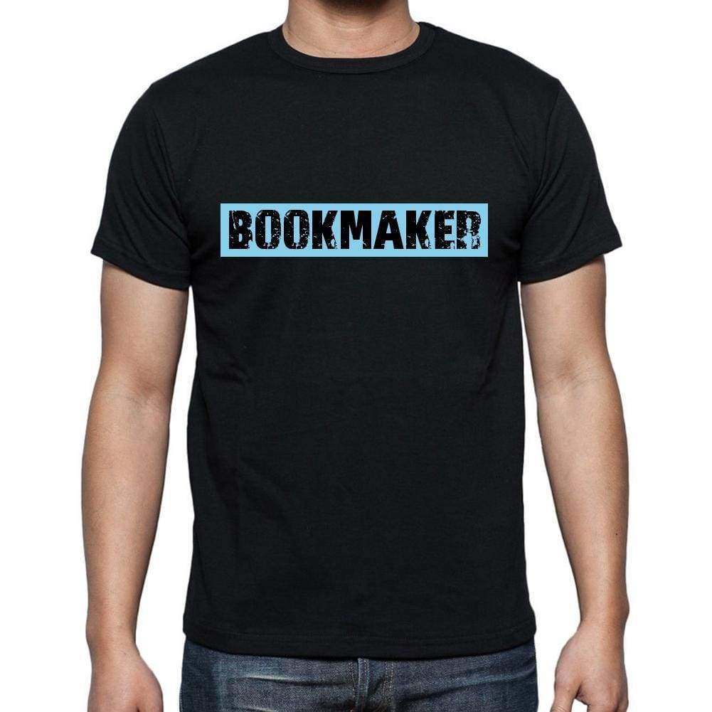 Bookmaker T Shirt Mens T-Shirt Occupation S Size Black Cotton - T-Shirt