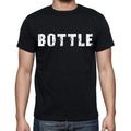 bottle Men's Short Sleeve Round Neck T-shirt , Black T-shirt EN
