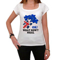 BREXIT Nigel What Now Tshirt, Women's Short Sleeve Scoop Neck Tee 00231