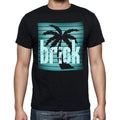 brick, beach holidays in brick, beach t shirts, Men's Short Sleeve Round Neck T-shirt 00028