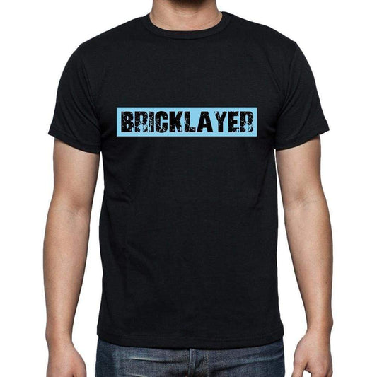 Bricklayer T Shirt Mens T-Shirt Occupation S Size Black Cotton - T-Shirt