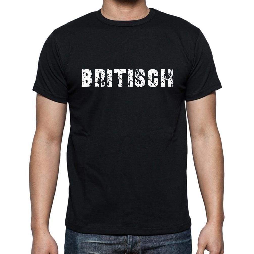 Britisch Mens Short Sleeve Round Neck T-Shirt - Casual