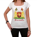 Brussels Tshirt Women's Short Sleeve Scoop Neck Tee 00181