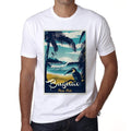 Bugnao, Pura Vida, Beach Name, White, Men's Short Sleeve Round Neck T-shirt 00292