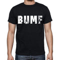 bumf T-shirt <span>à manches courtes</span> <span>et col rond</span> <span>Homme</span> , 4 lettres <span>Noir</span>