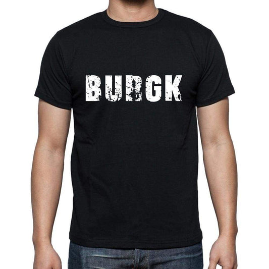 Burgk Mens Short Sleeve Round Neck T-Shirt 00003 - Casual