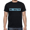 Bus Valeter t shirt, mens t-shirt, occupation, S Size, Black, Cotton