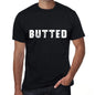 Butted Mens Vintage T Shirt Black Birthday Gift 00554 - Black / Xs - Casual