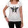 Butterfly Skull White Womens T-Shirt 100% Cotton 00188