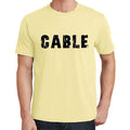 cable Men's Short Sleeve Round Neck T-shirt 00043
