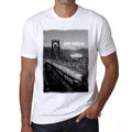 California Bay Bridge Men's Short Sleeve Round Neck T-shirt