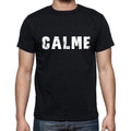 Calme, Französisches Wörterbuch, Herren-Kurzarm-Rundhals-T-Shirt 00009