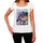 Camayan Beach Name Palm White Womens Short Sleeve Round Neck T-Shirt 00287 - White / Xs - Casual