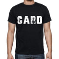 card Men's Short Sleeve Round Neck T-shirt , Black T-shirt EN