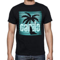 carilo, beach holidays in carilo, beach t shirts, Men's Short Sleeve Round Neck T-shirt 00028