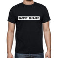 Carpet Cleaner t shirt, mens t-shirt, occupation, S Size, Black, Cotton