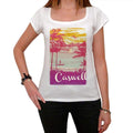 Caswell, Escape to paradise, Women's Short Sleeve Round Neck T-shirt 00280